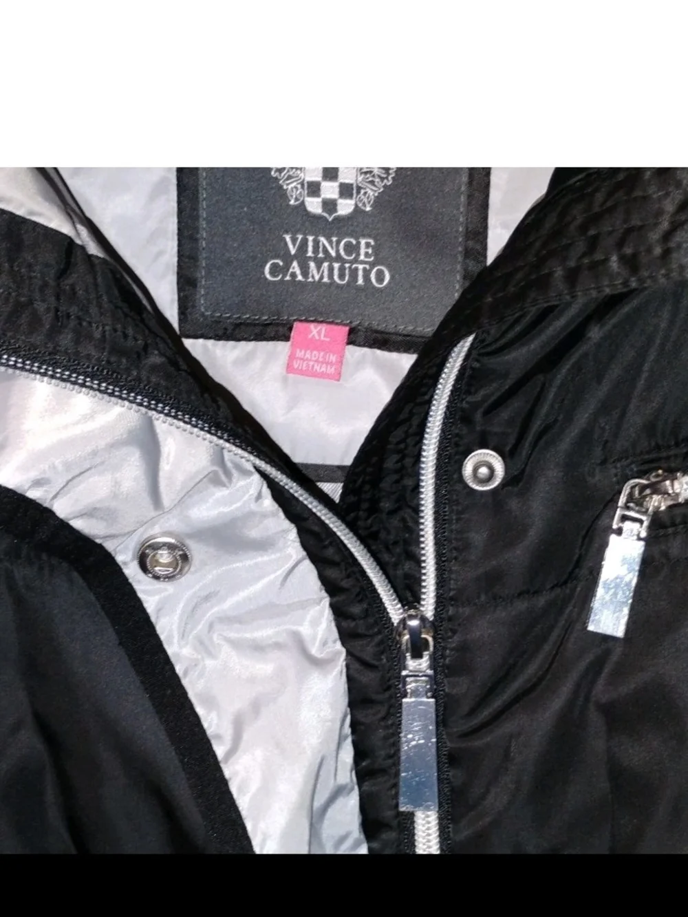 Men's Vince Camuto Black Quilted Sleeveless Puffer Vest